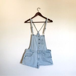 100% Cotton Short Overalls Forever 21